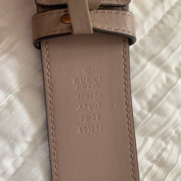 Gucci Leather Belt w/ Double G Buckle - Picture 6 of 7